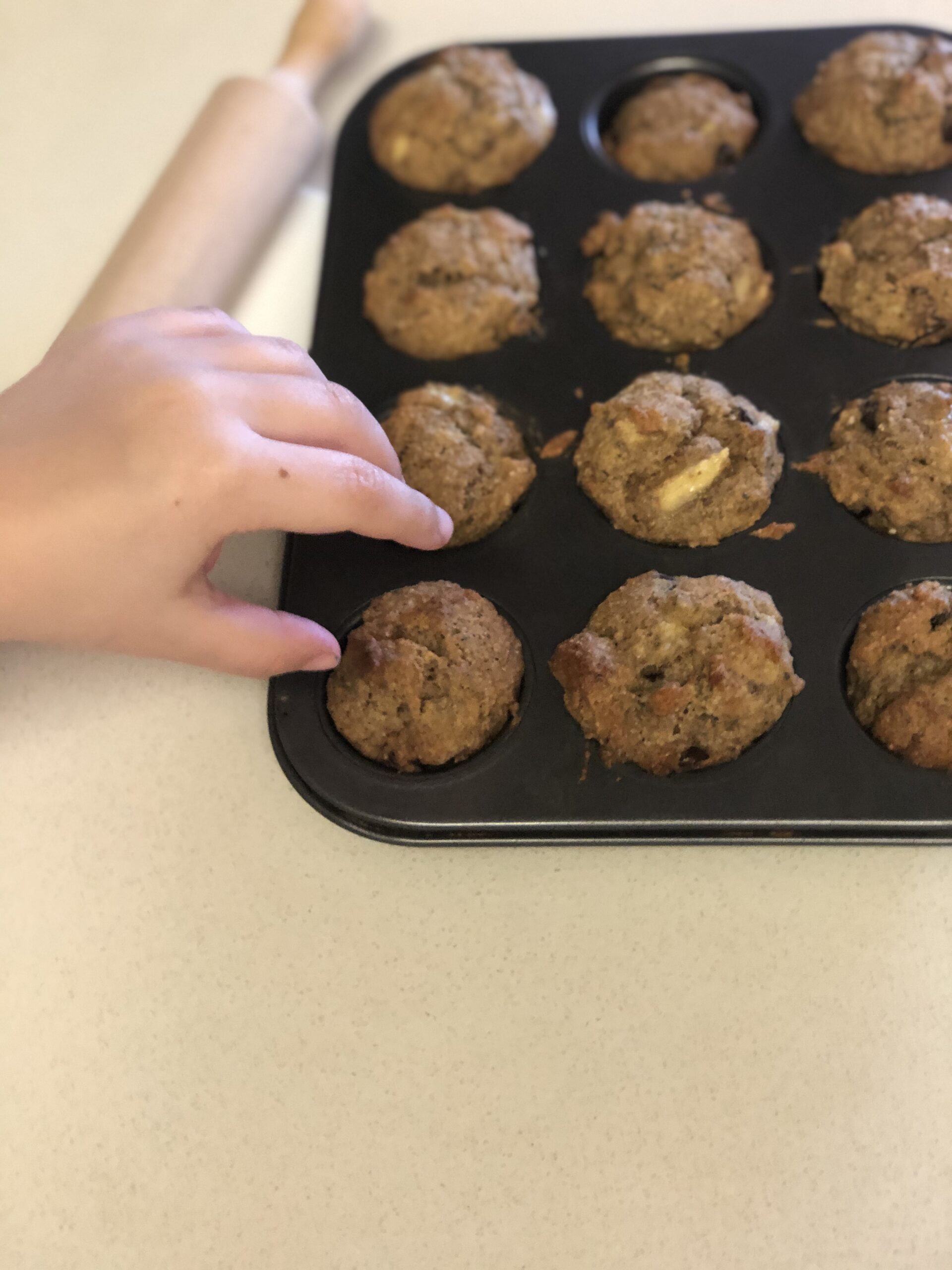 Mini banana muffin recipe